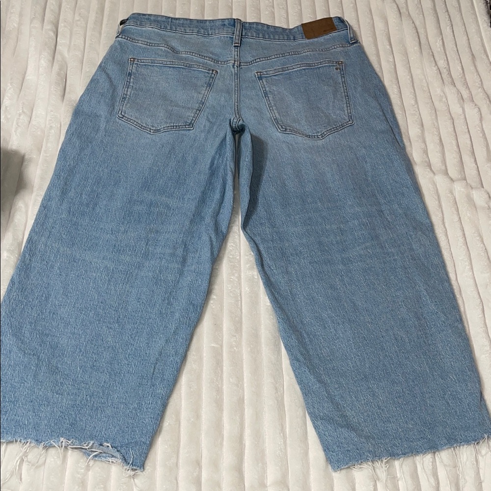 Madewell The Curvy Perfect Vintage Wide-Leg Crop Jean | Size 33 Petite - Picture 8 of 9